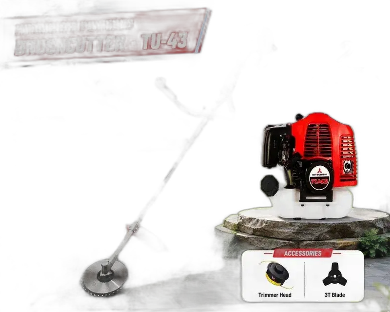 KrishiGears Mitsubishi Powered Brushcutter - Tu-43 (2.1hp) - 2 Stroke