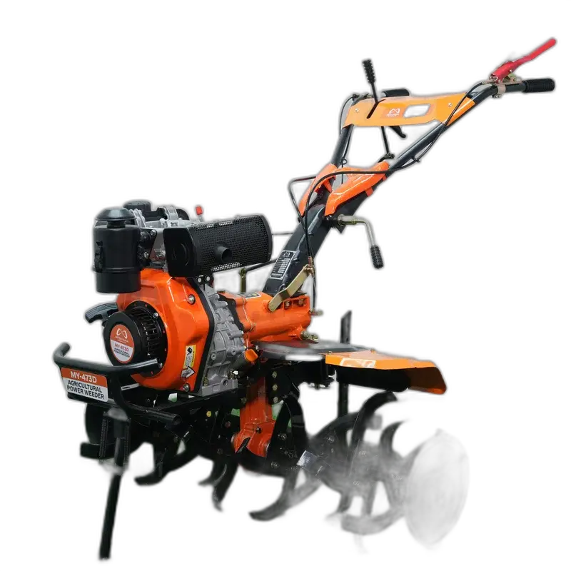 KrishiGears MY-473D Upgraded Diesel Power Weeder | 247 CC