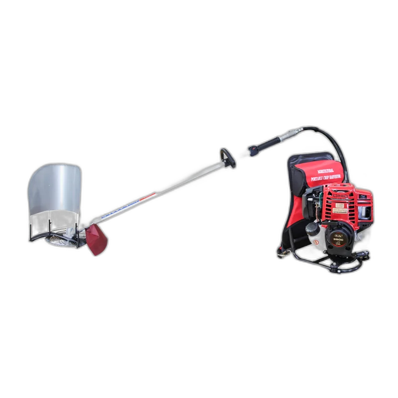 KrishiGears CR-R35-B Baffle Crop Reaper | 35cc 4-Stroke Petrol Paddy Harvester